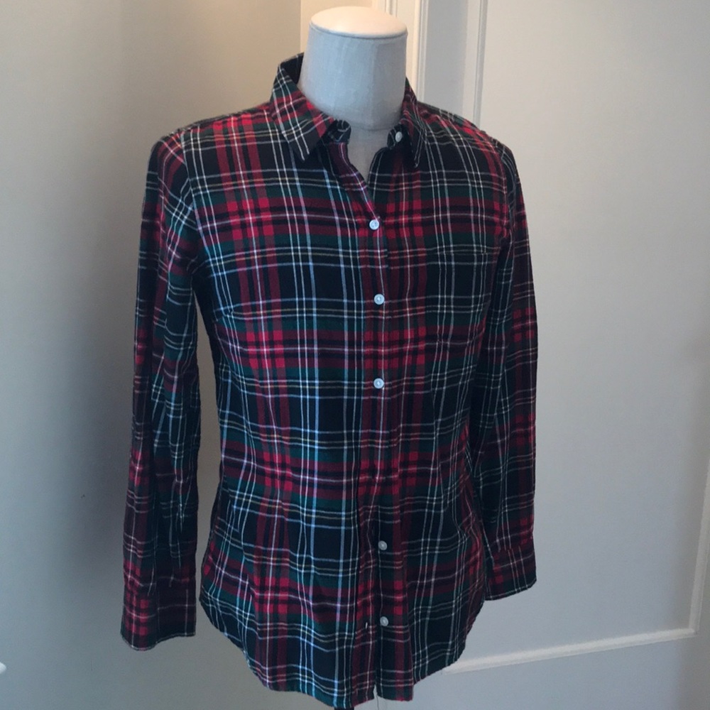 J. Crew plaid button down